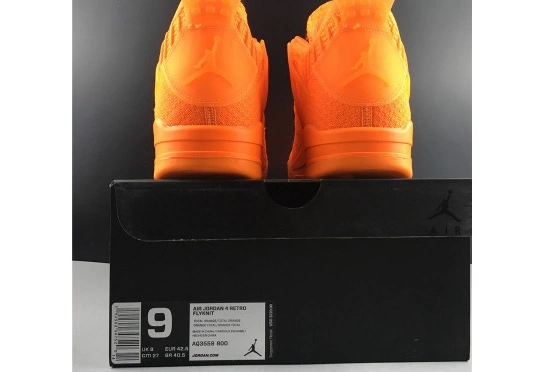 FLYKNIT JORDAN ORANGE” AQ3559-800 AIR 4 “TOTAL AQ3559-800 0415